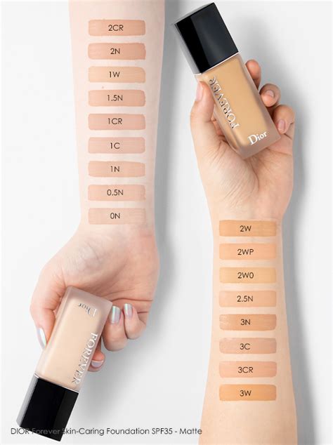 dior forever matte foundation shades.